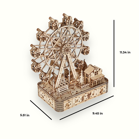 Meridian Ferris Wheel 3D Wooden Puzzle